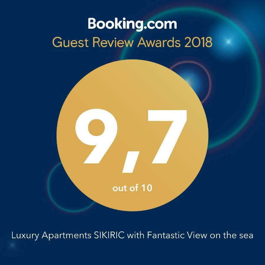 Luxury Apartments Sikiric_2 With Fantastic View On The Sea Bibinje Exteriör bild